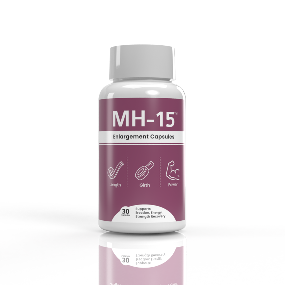 MH-15 Capsules Herbal Supplement for Extra, Larger Size