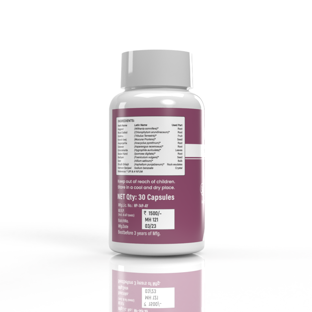 MH-15 Capsules Herbal Supplement for Extra, Larger Size