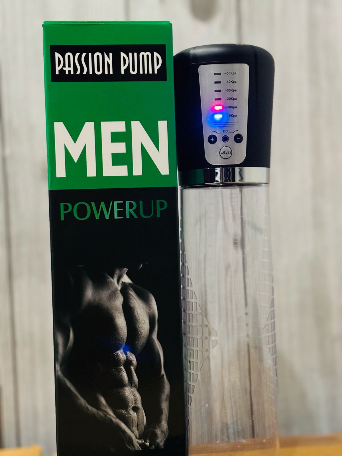 Men Power Up - Penis Electric Pump for Erectile Dysfunction & Size Issue