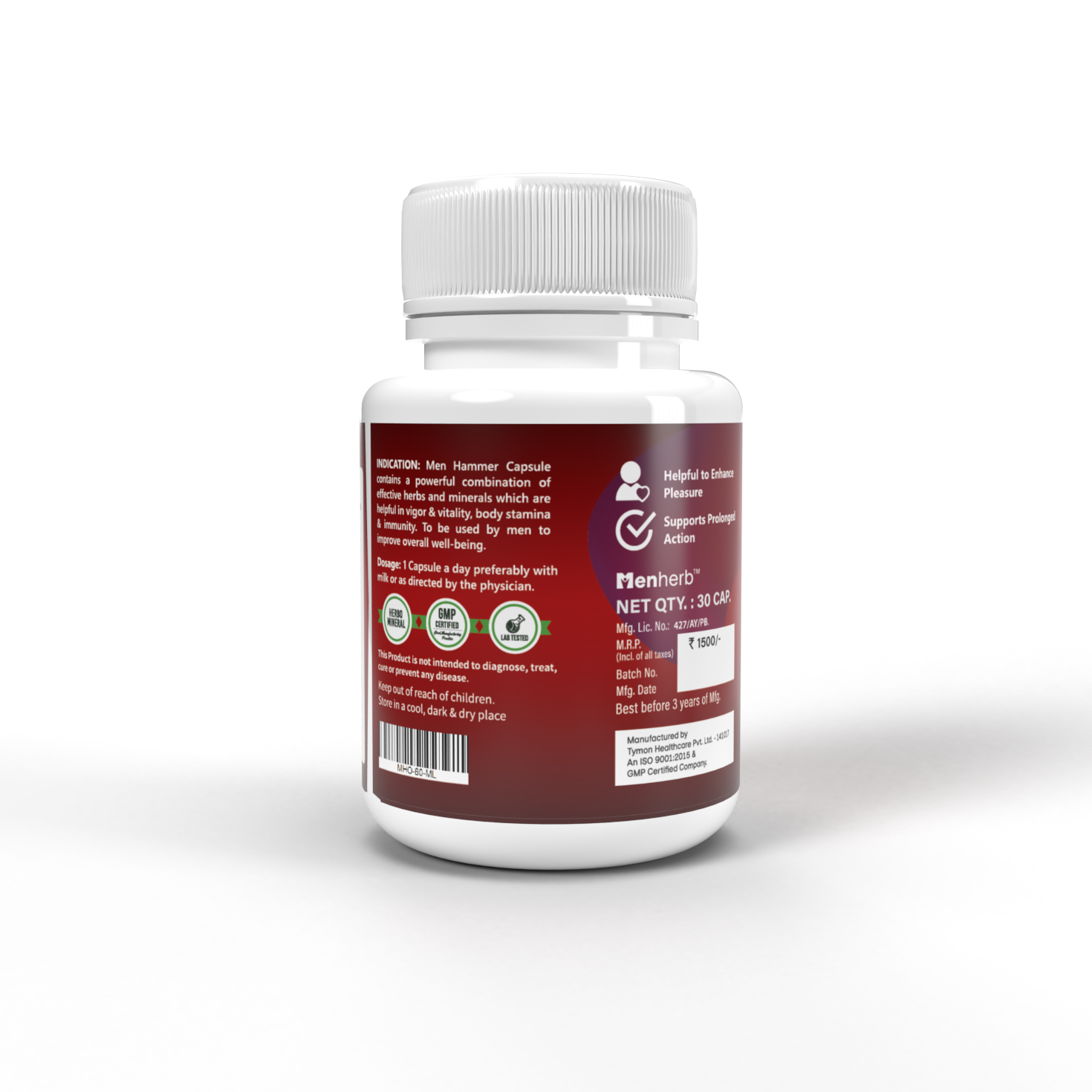 Men Hammer Capsules for Extra, Big & Harder Size 30 cap