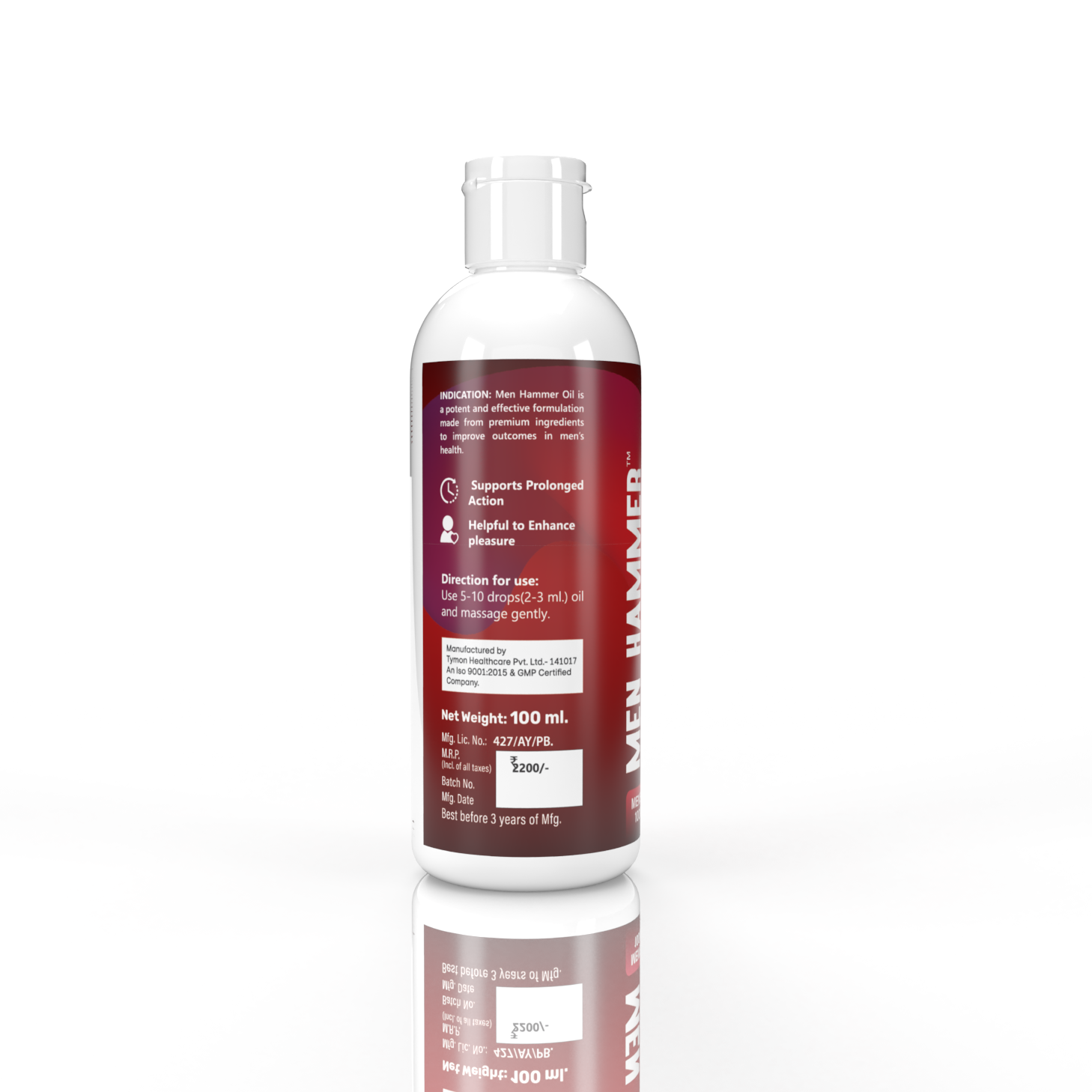 Men Hammer Oil ( Stronger, Longer, Harder ) ( 100ml )