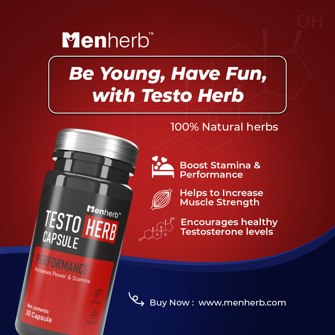 Testo Herb Capsules for Energy, Low Stamina 30 cap