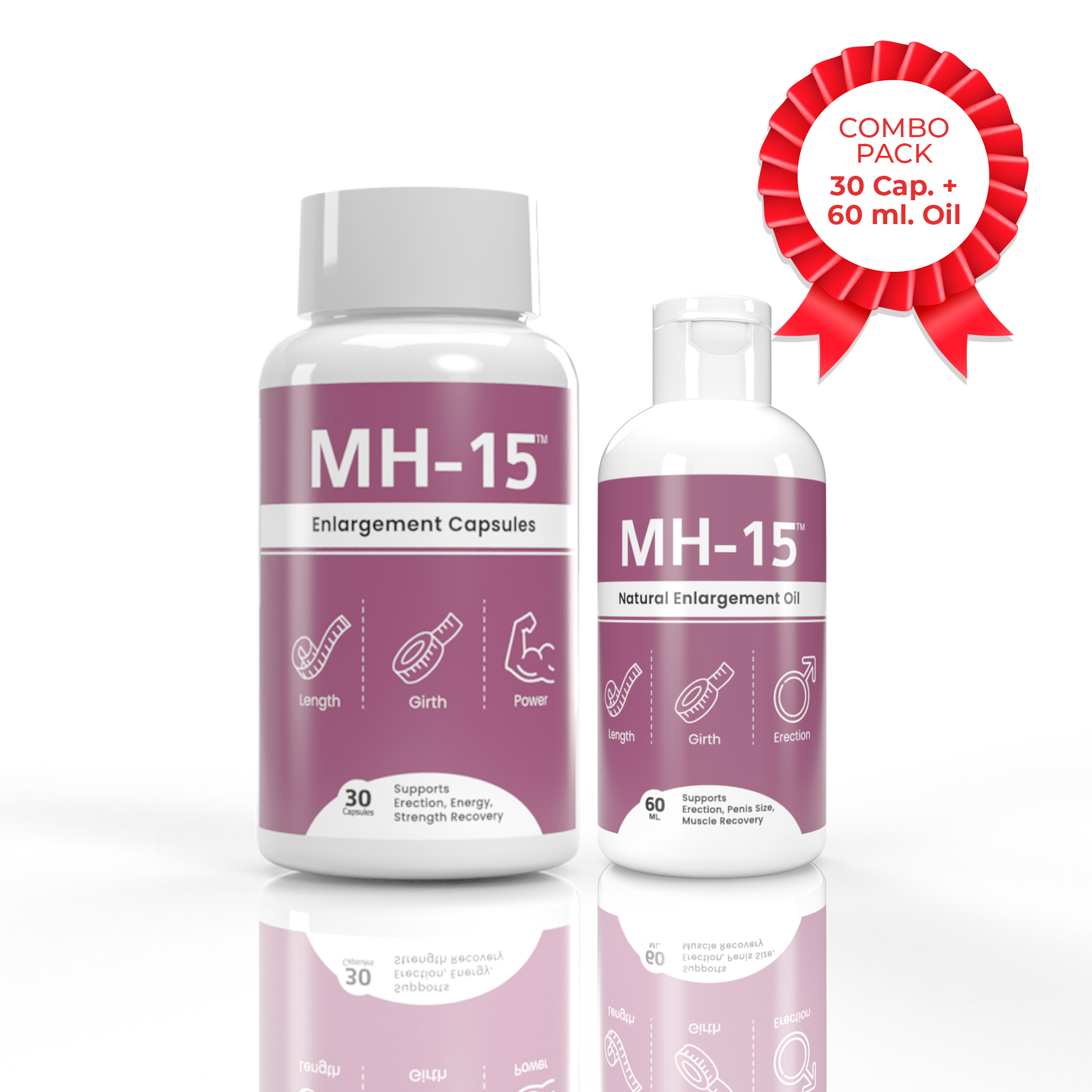 Hammer Enlargement Combo MH-15 Cap & Oil