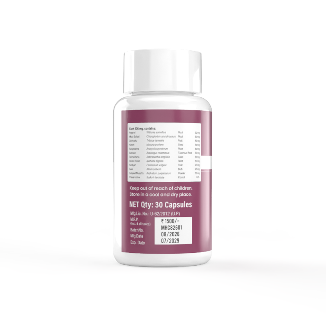 MH-15 Capsules Herbal Supplement for Extra, Larger Size