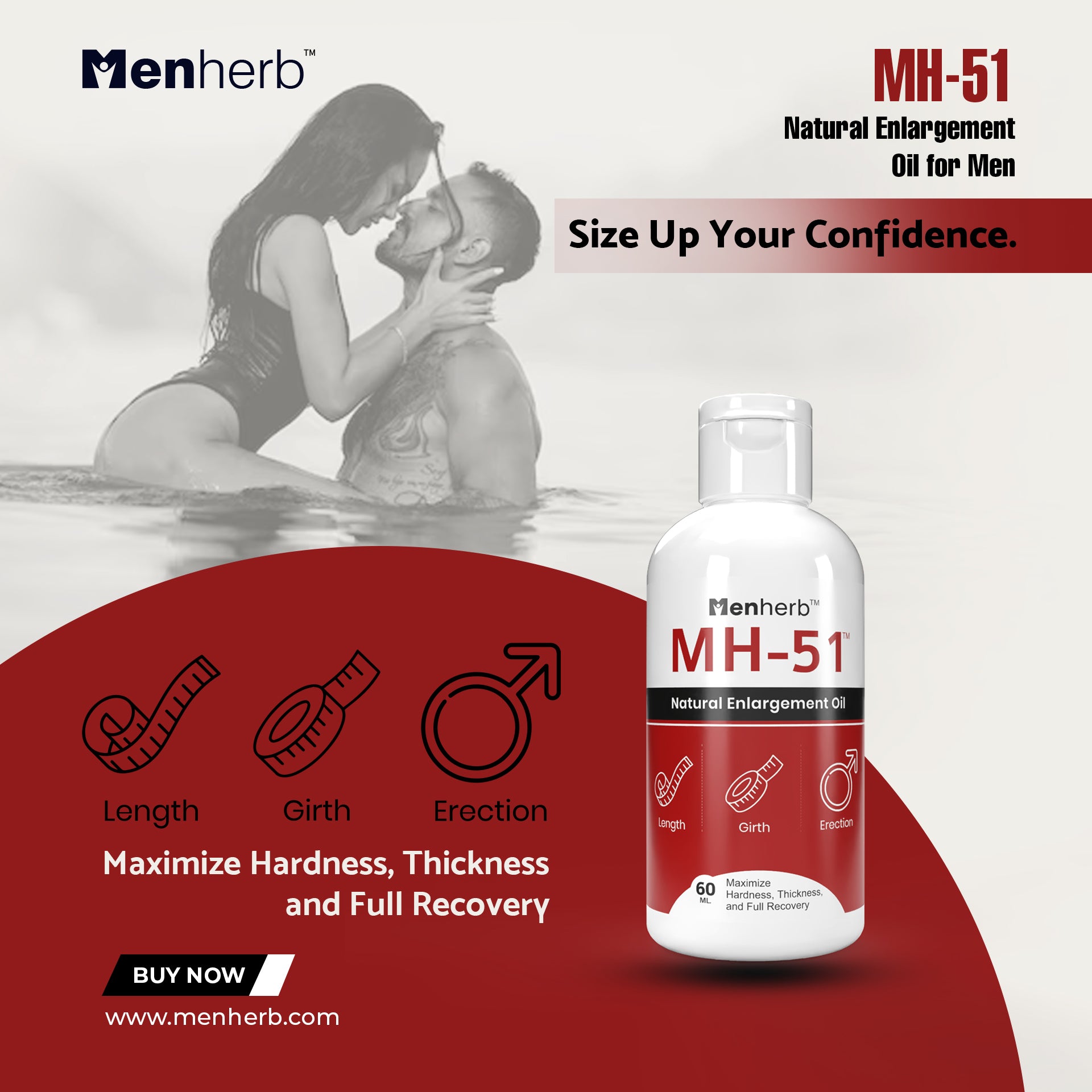 MH51 Herbal Oil for Men's