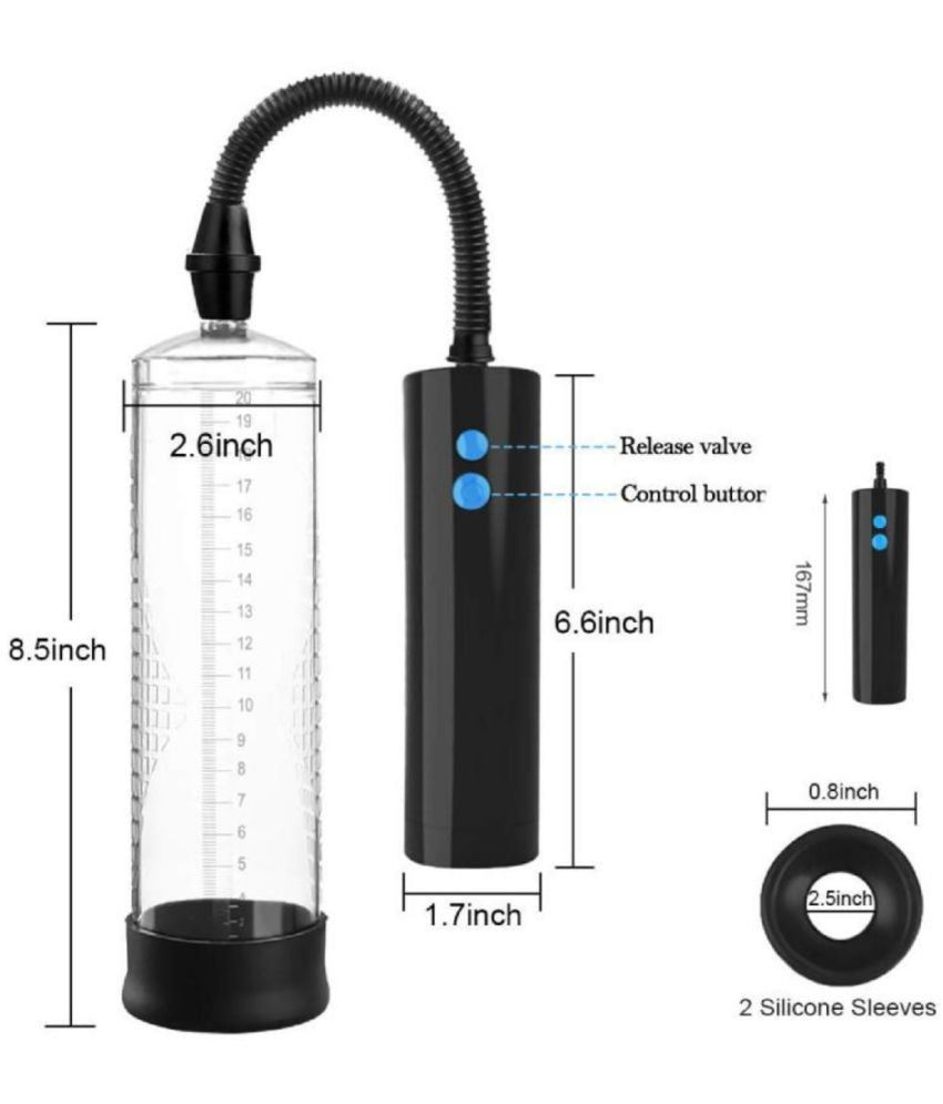 PREMIUM QUALITY CHARGEABLE AUTOMATIC FULL POWER PENIS ENLARGEMENT PUMP