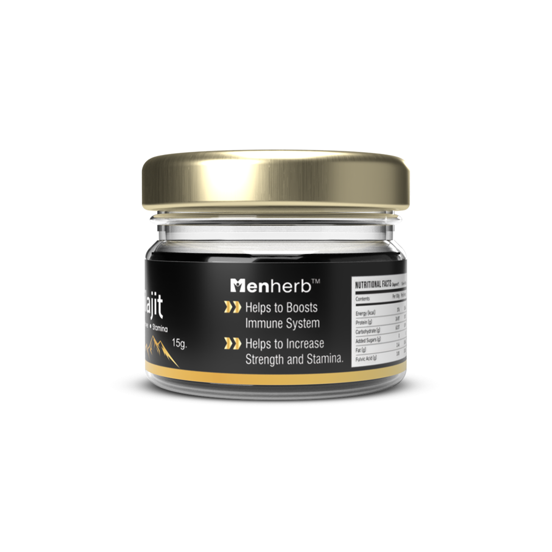 Menherb Pure Shilajit 15gm To Boost Strength, Power & Stamina 100% Natural