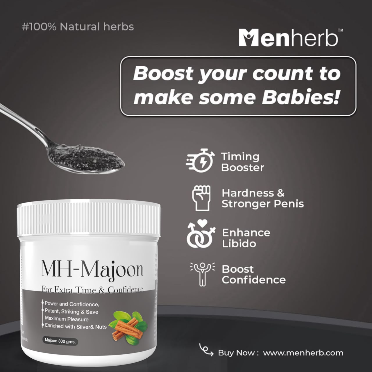MH Majoon for Honeymoon for Extra Time & Pleasure 300gm ( PREMIUM )